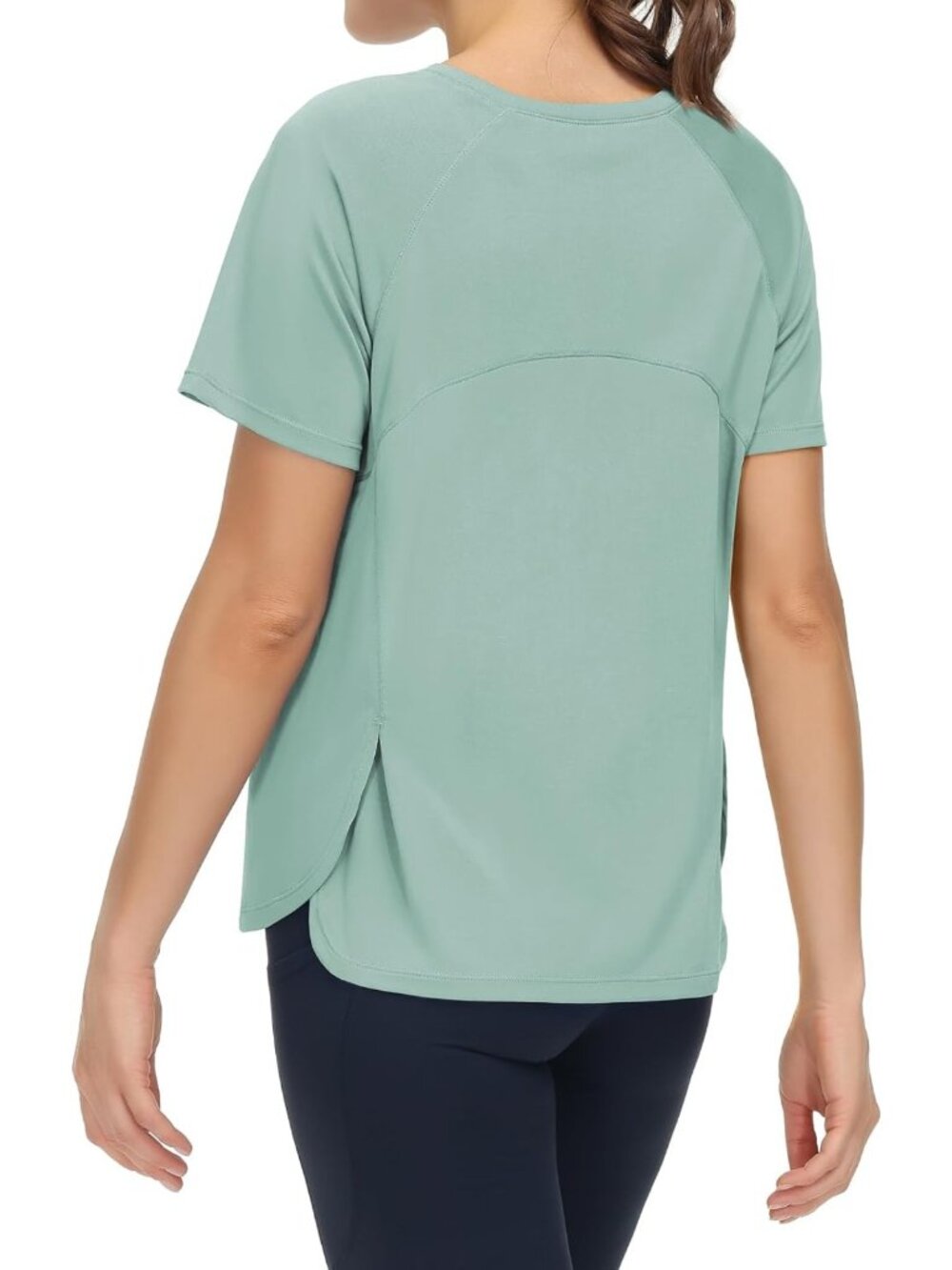 Breathable Women's Athletic T-Shirts with Side Slits | Stylish Workout Tops